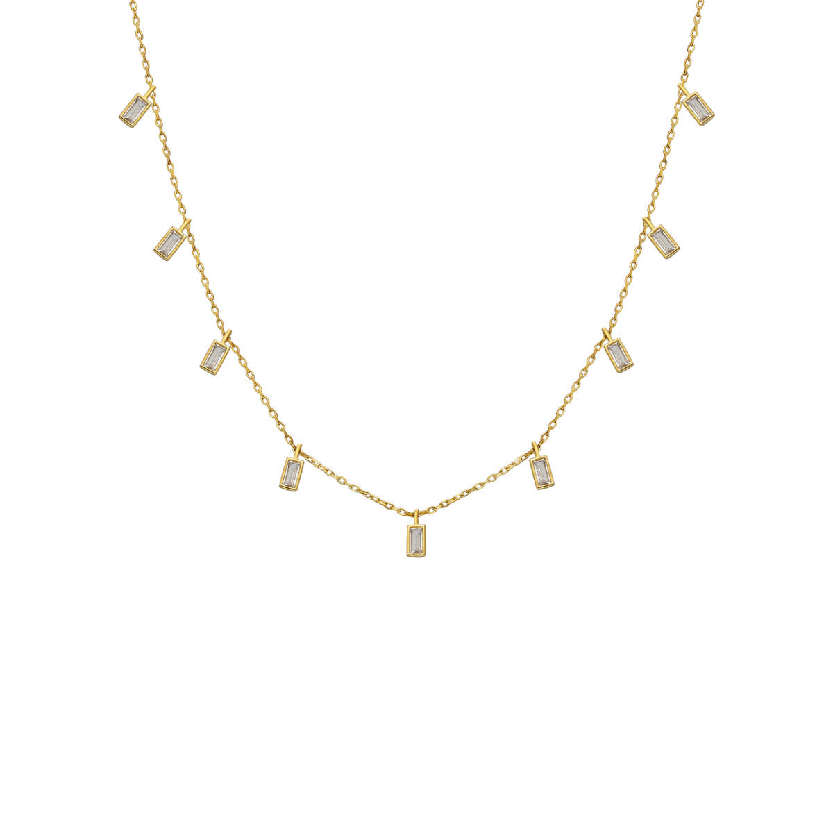 Baguette Charm Chain (7054104723501)