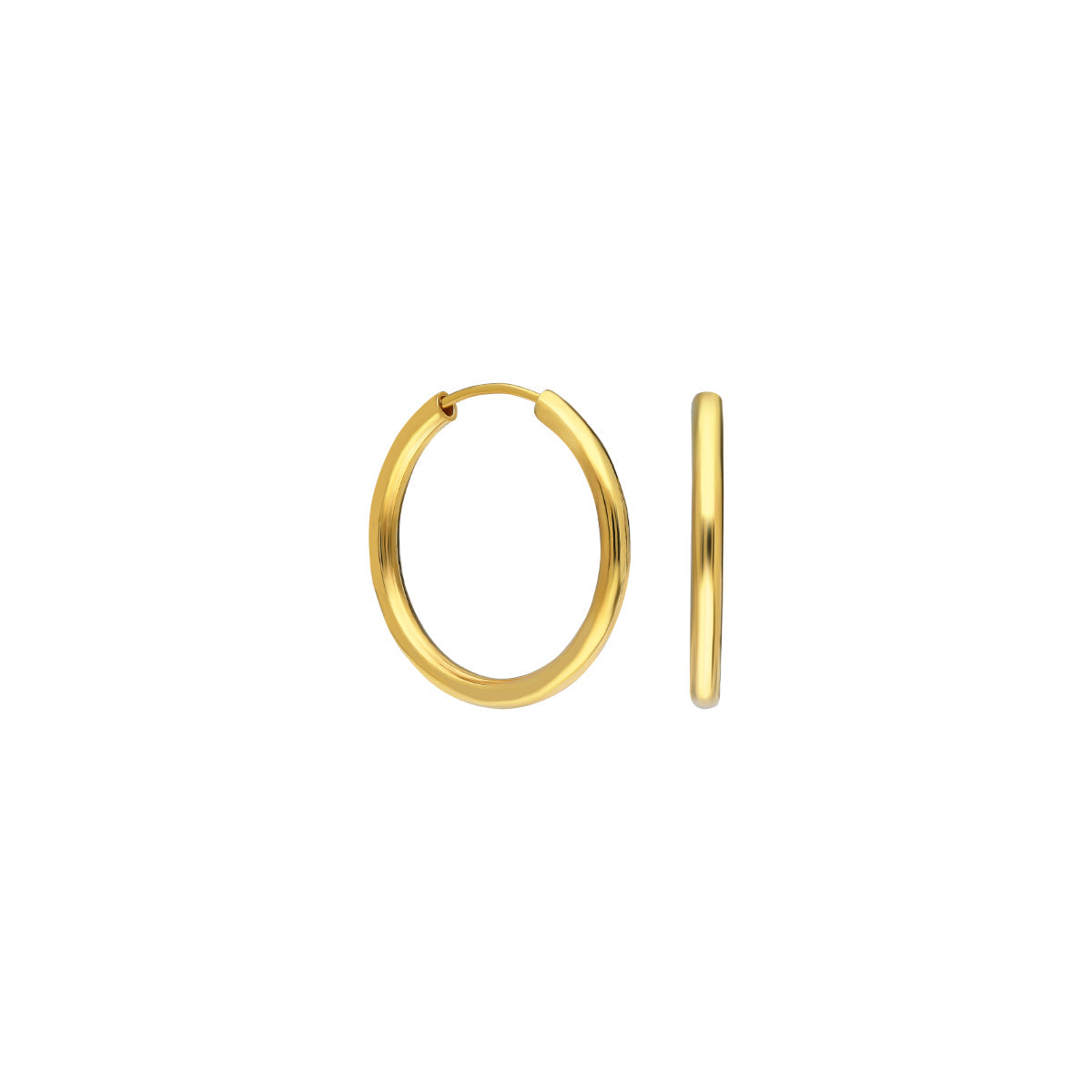 10mm Plain Hoop Earrings (7030517137453)