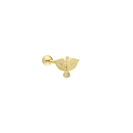 925 Gümüş | Anka Kuşu  Piercing